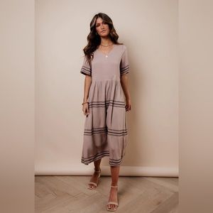 Bohme Priscilla Dress in Mauve